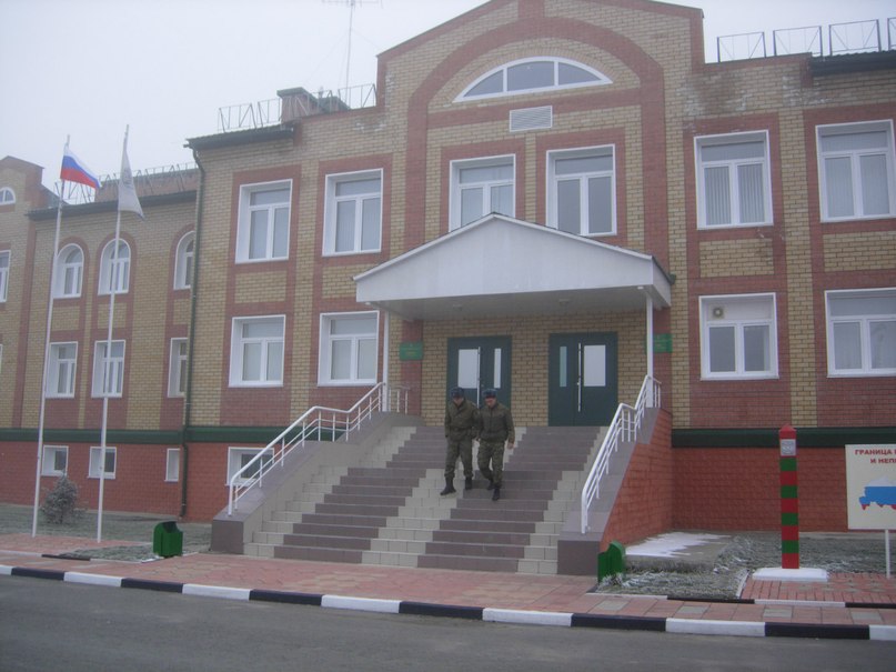 Здание погран-заставы в Усть-Коксе